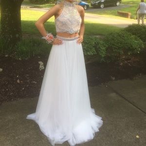 Sherri Hill Two Piece Prom Dress- Size 0